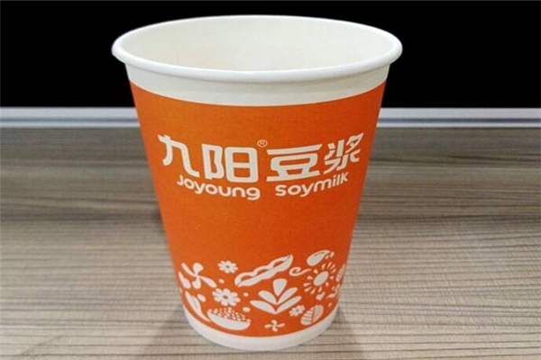 九阳豆浆纸杯图片