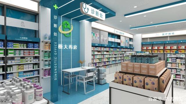 药店形象墙效果图图片